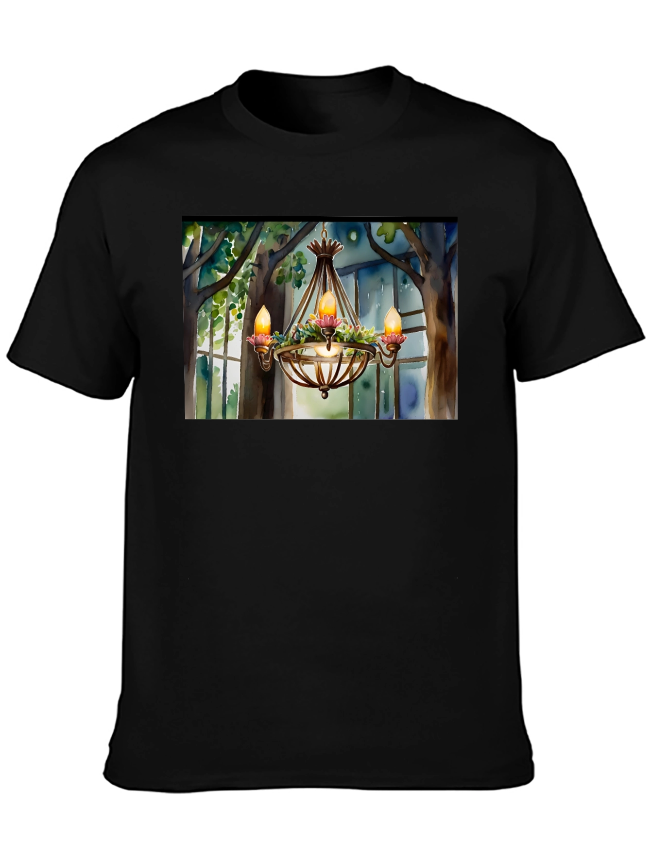 Chandelier T-Shirt - Elegant Design