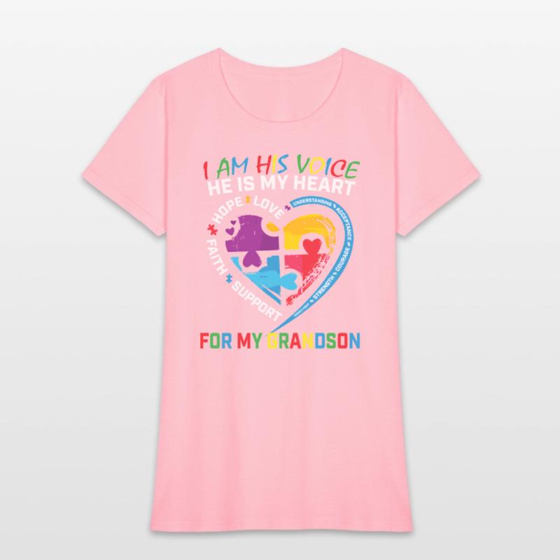 I Am His Voice Grandson Autism Awareness Grandma