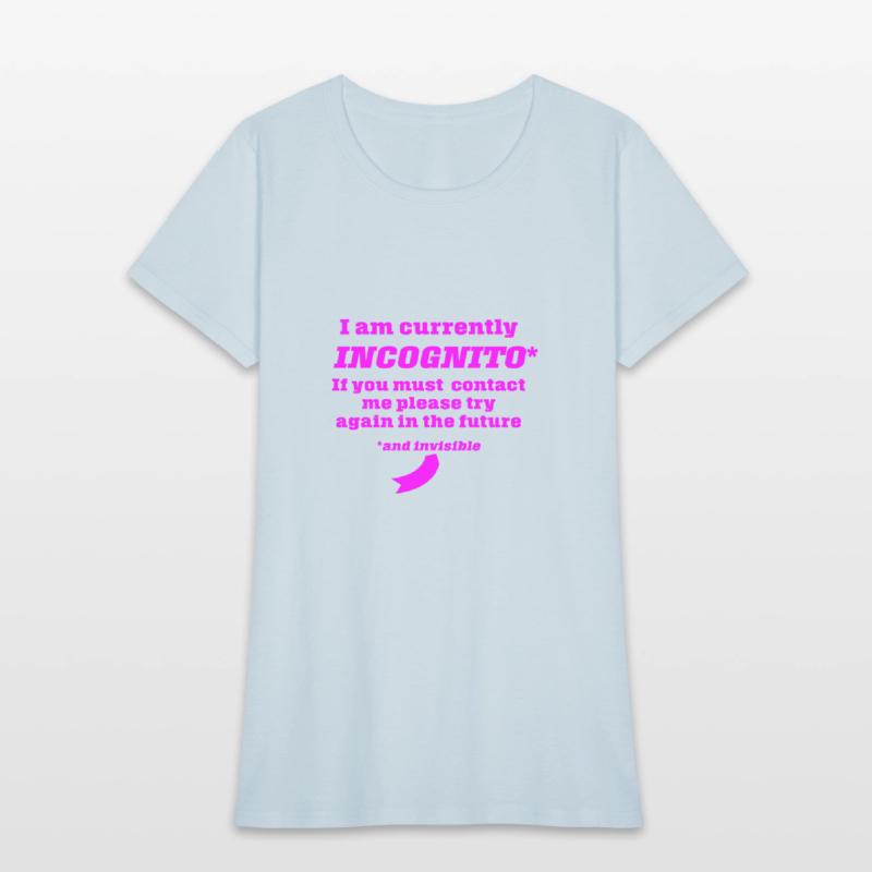 I am Incognito and Invisible