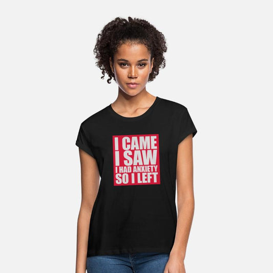 I had anxiety saying