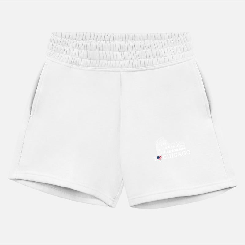 I Love Chicago Colosseum Heart Flag Pun America