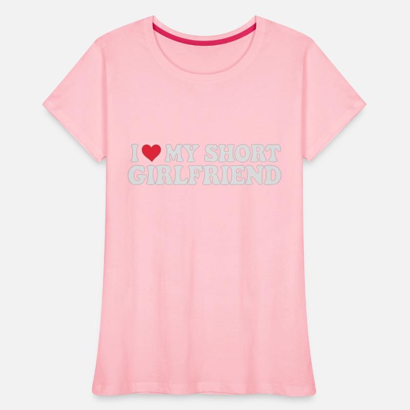 I Love My Short GF Girl Boy Couple Valentines Day