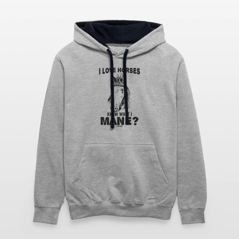 I love riding and horse