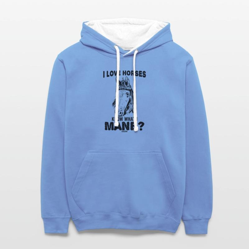 I love riding and horse