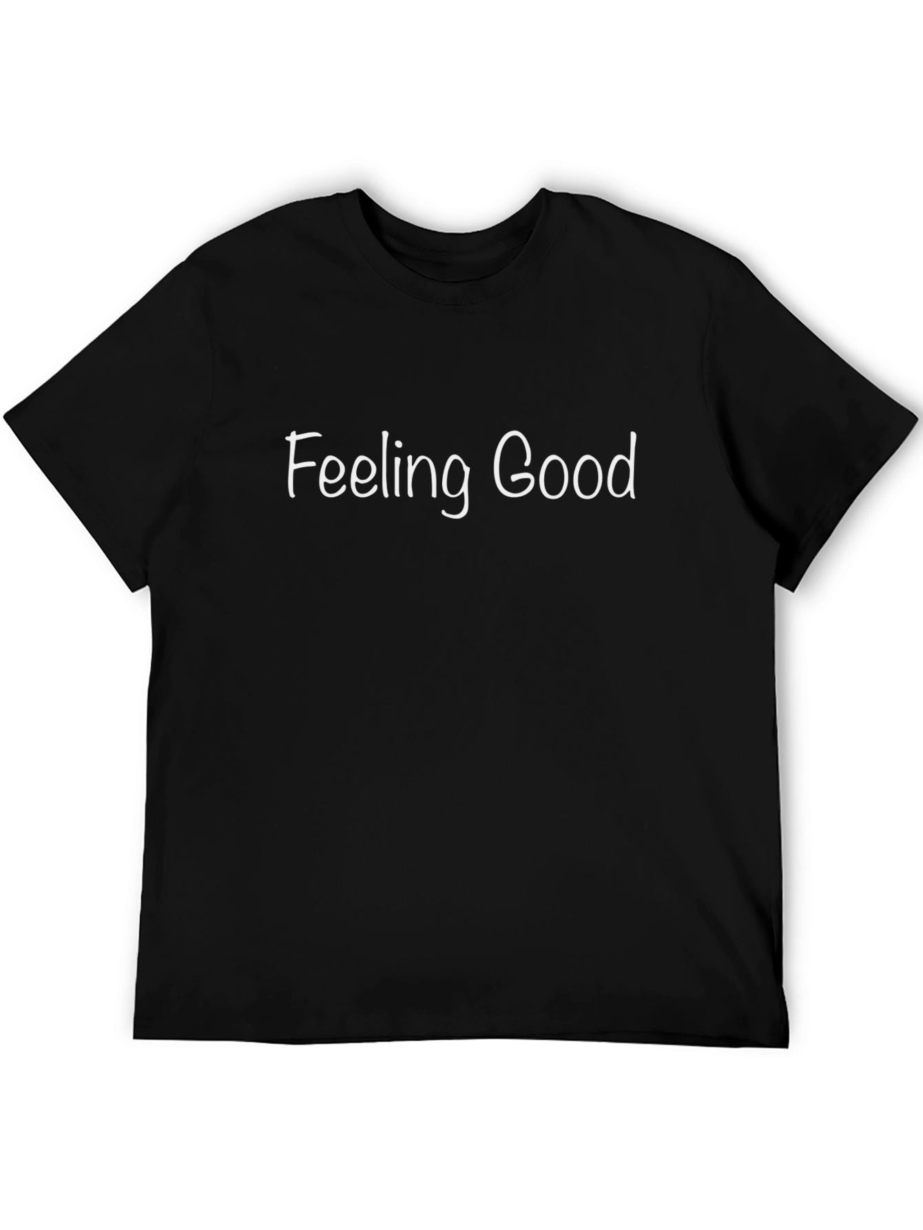 Feeling Good Black T-Shirt | Casual Wear