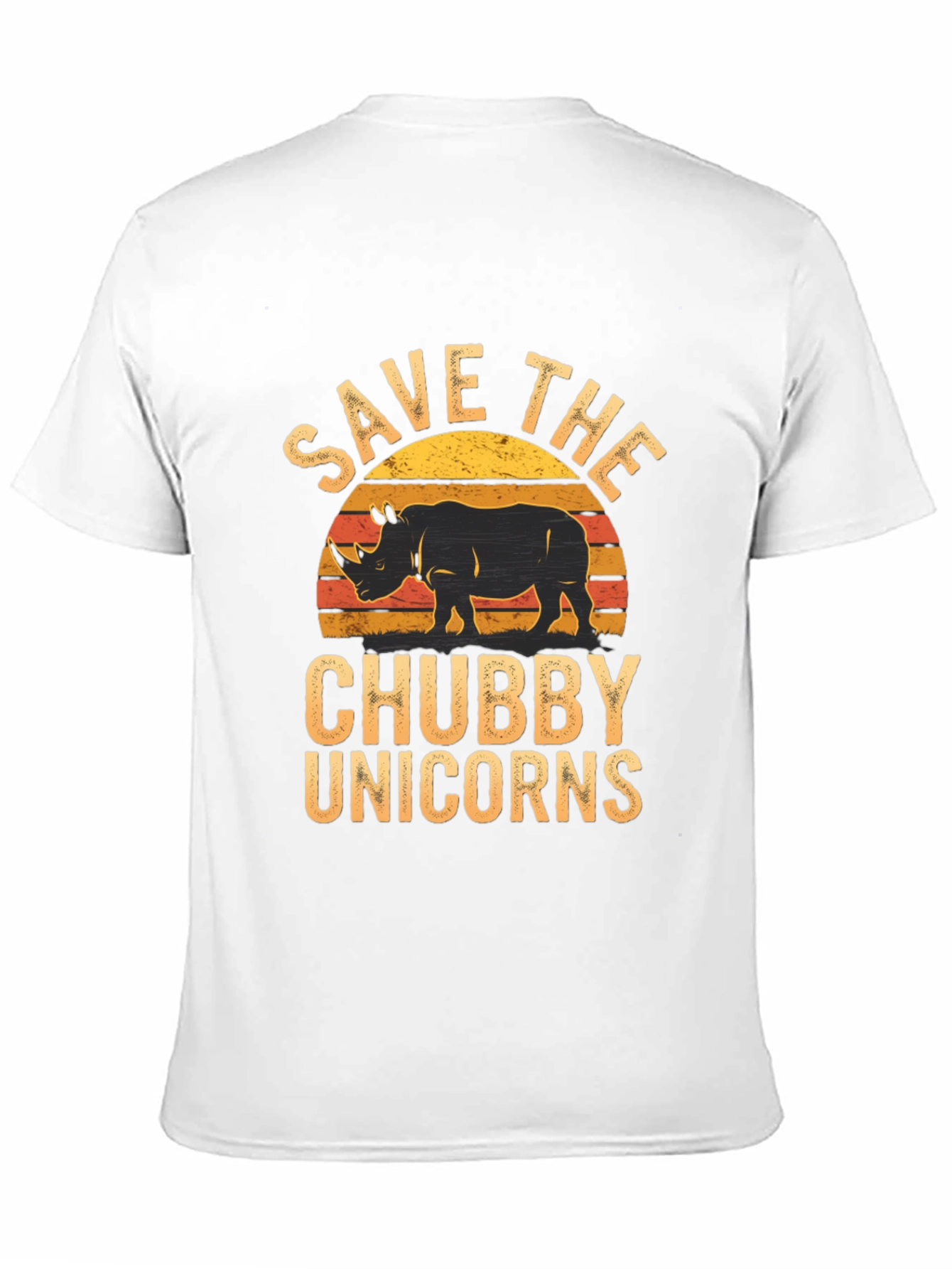 Save the Chubby Unicorns Rhino T-Shirt