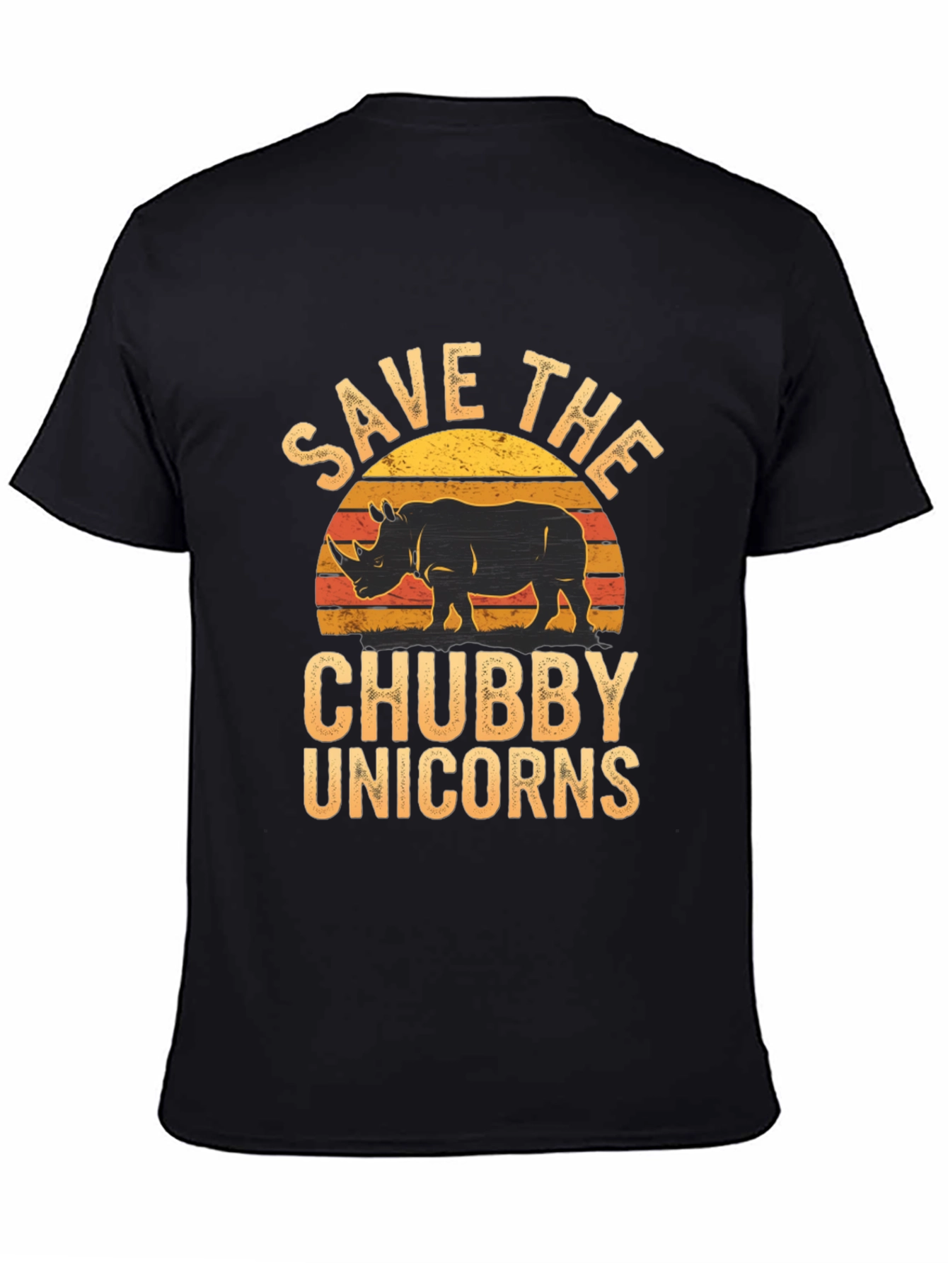 Save the Chubby Unicorns Rhino T-Shirt