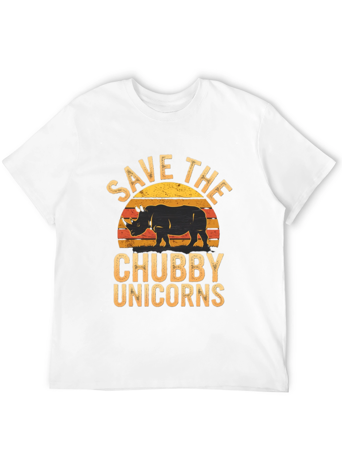 Save the Chubby Unicorns Rhino T-Shirt