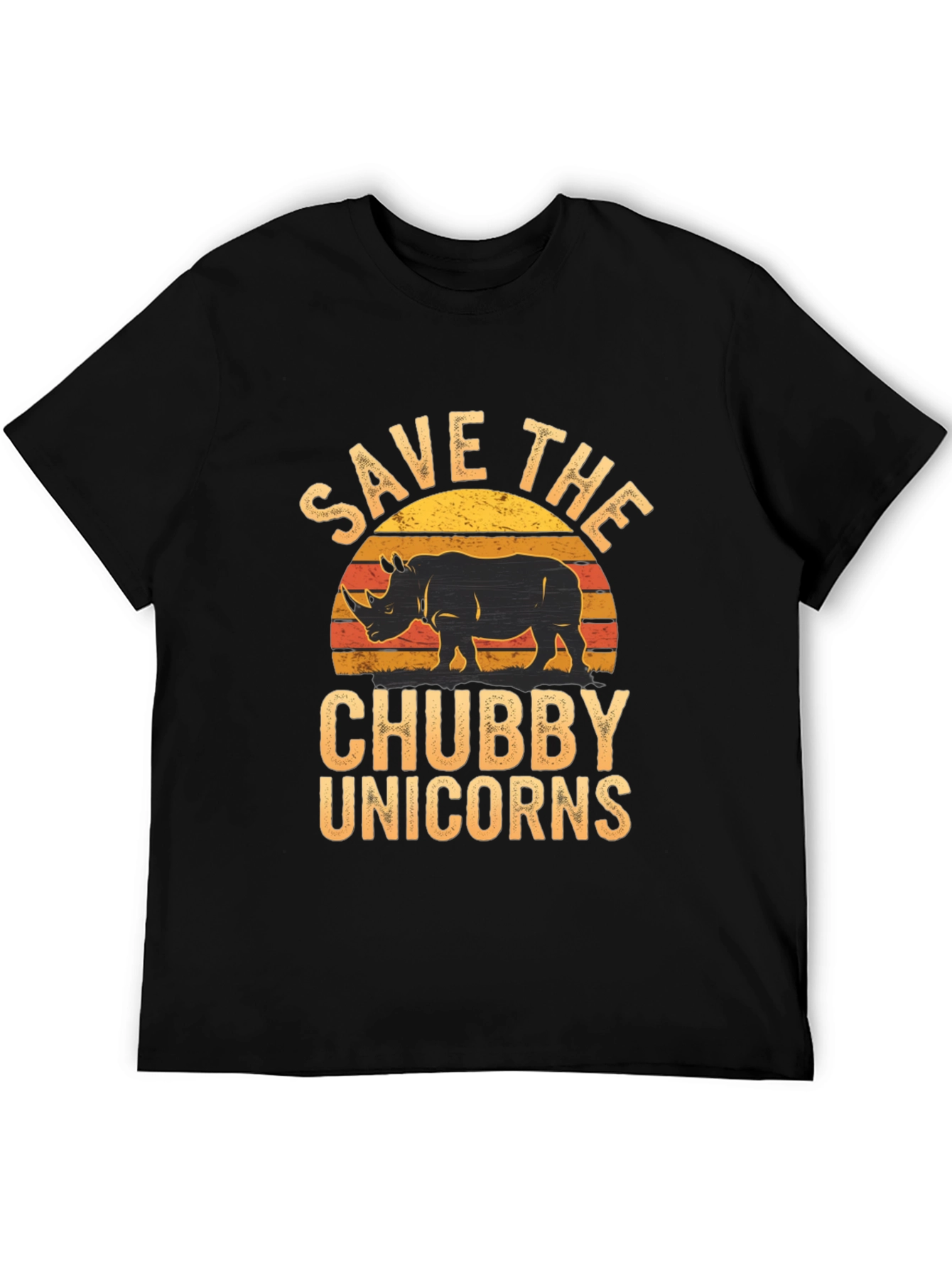 Save the Chubby Unicorns Rhino T-Shirt