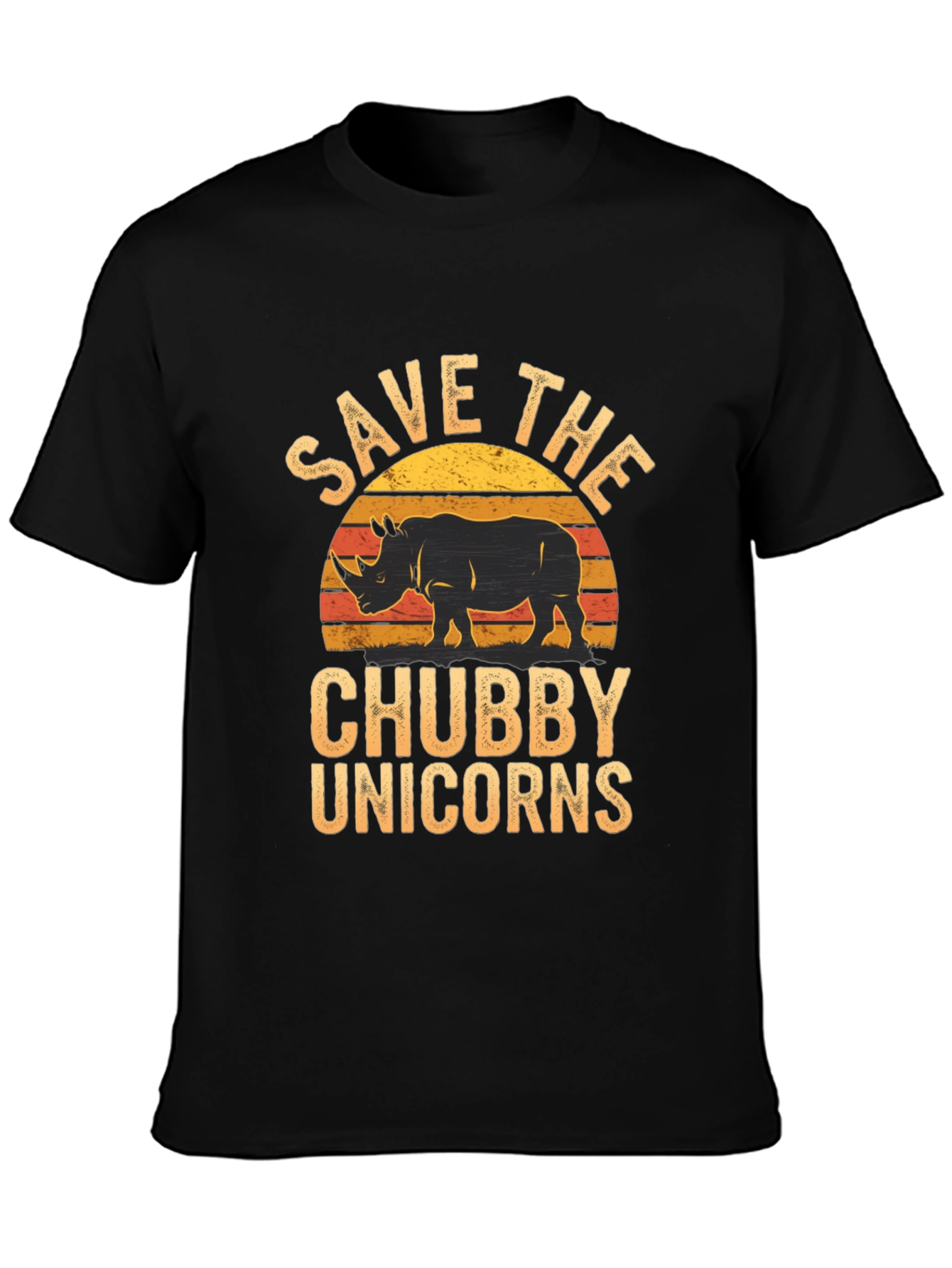 Save the Chubby Unicorns Rhino T-Shirt