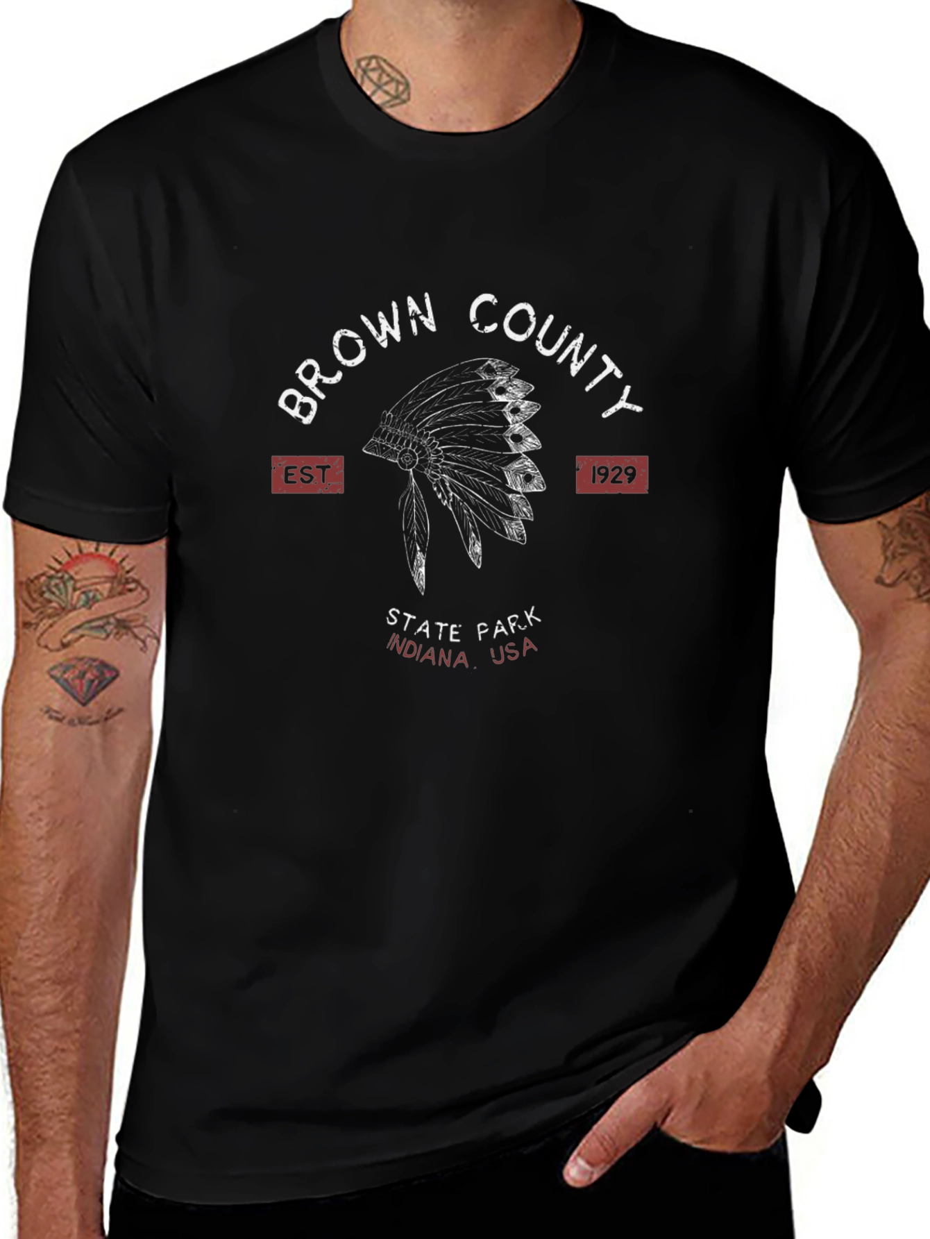 Brown County State Park Indiana USA Graphic T-Shirt