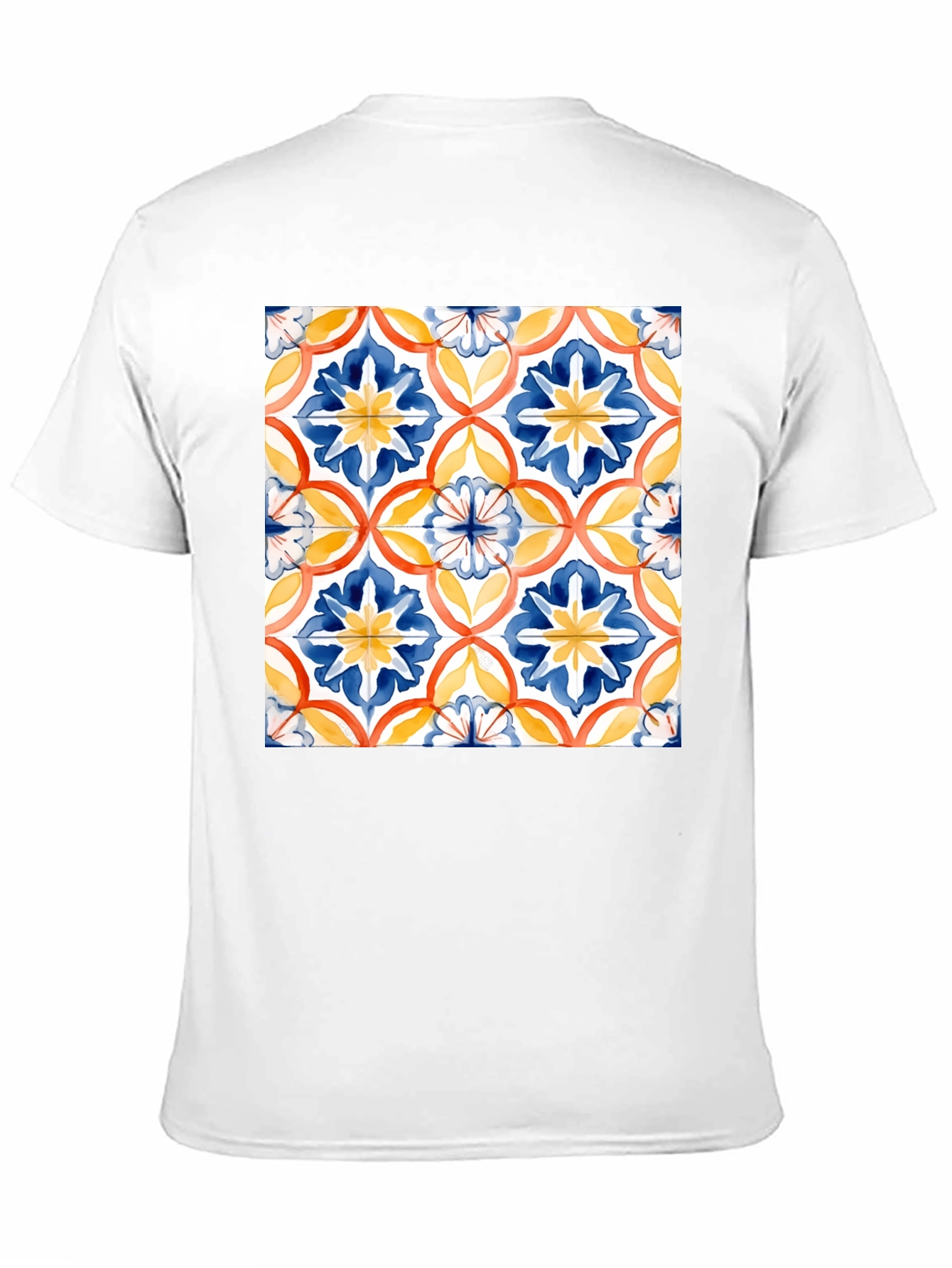Azulejo-Inspired Graphic Tee