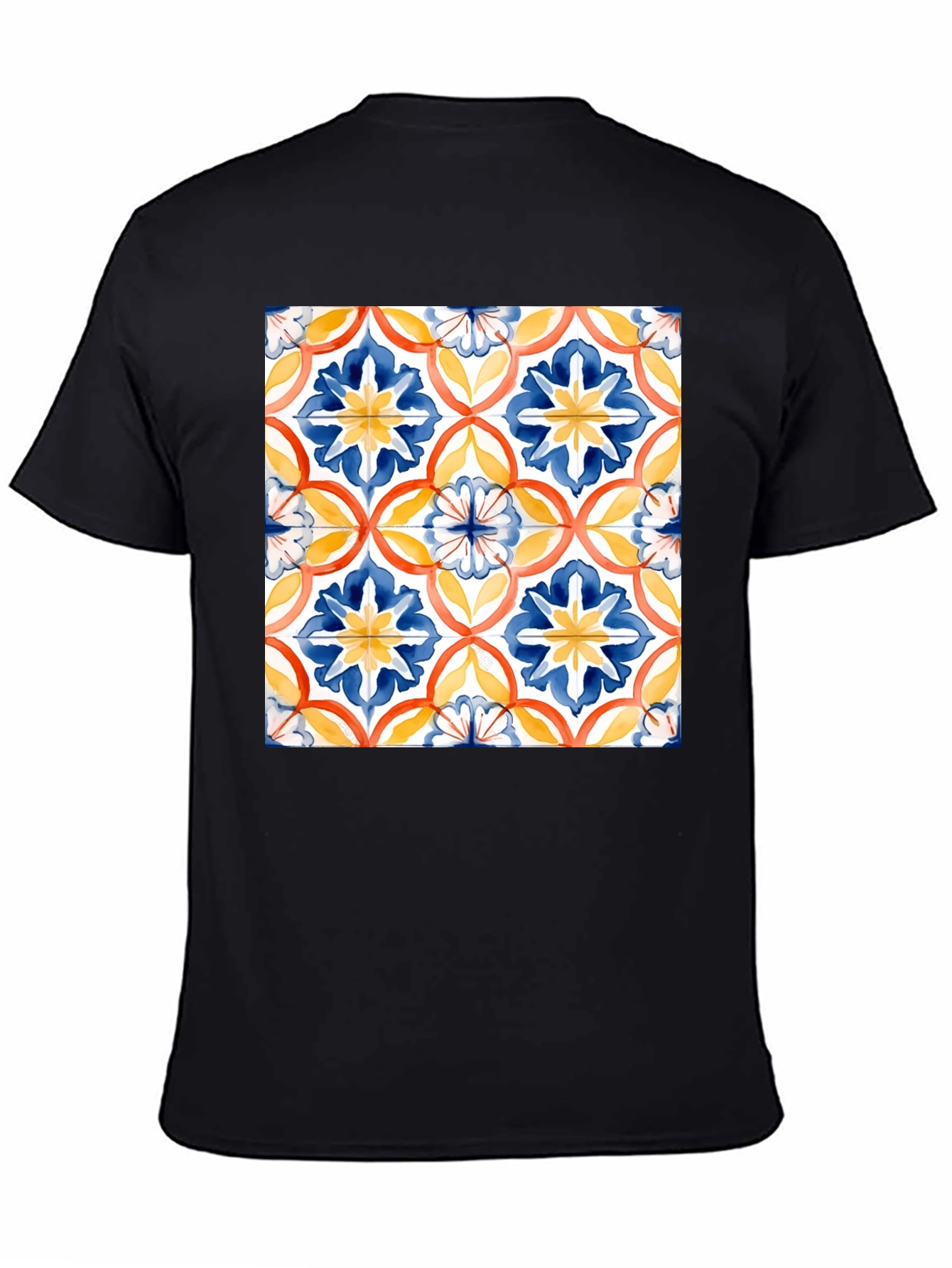 Azulejo-Inspired Graphic Tee