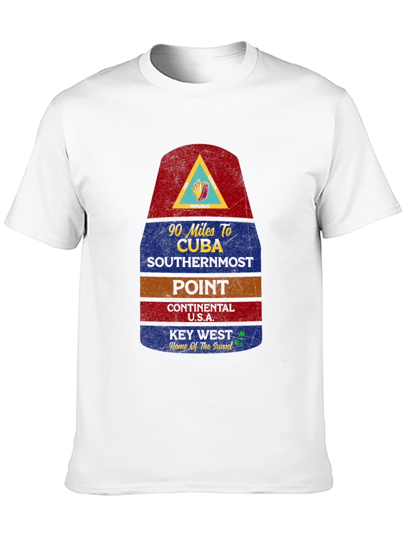 Key West Florida T-Shirt Southernmost Point Tee