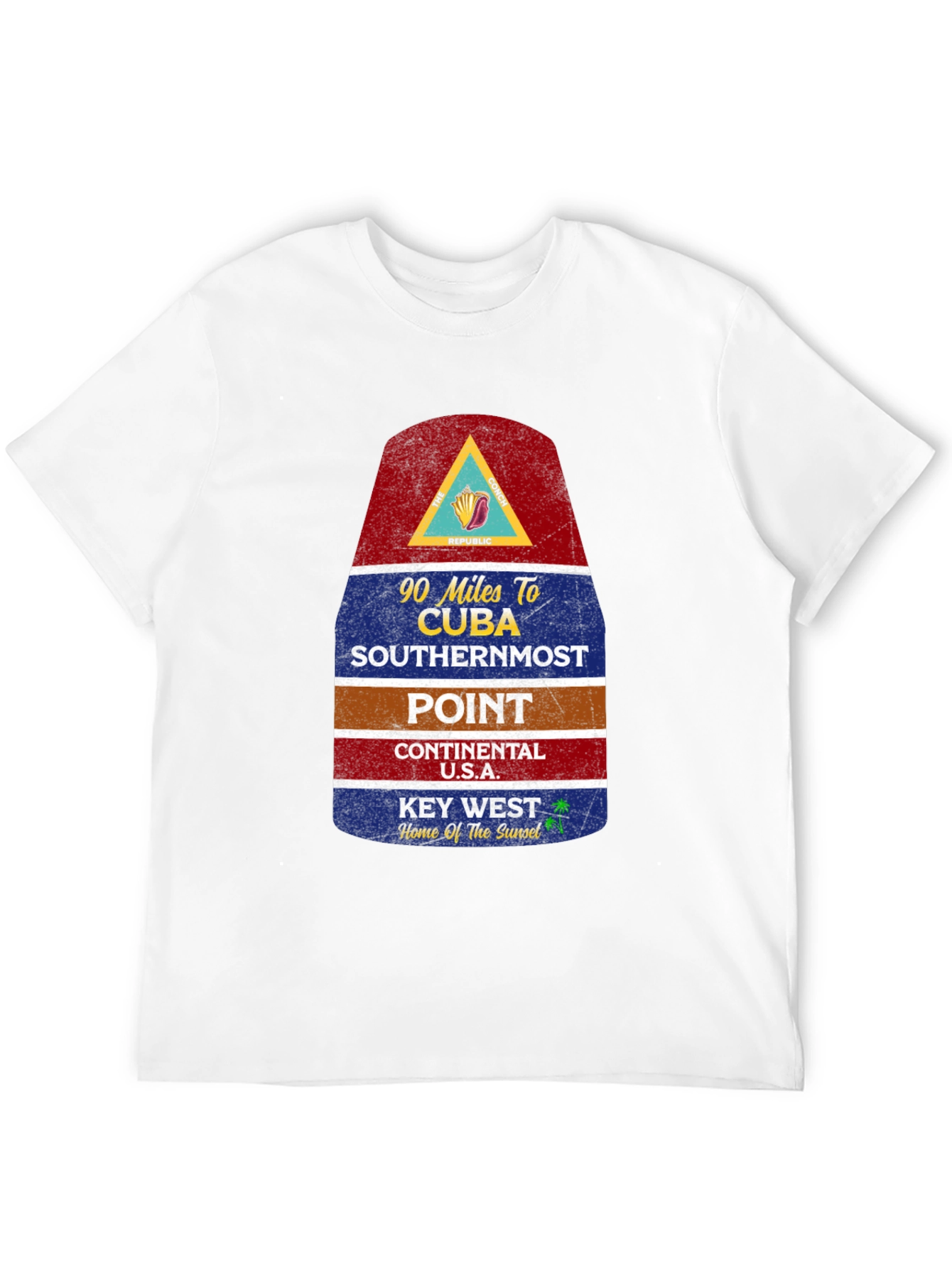 Key West Florida T-Shirt Southernmost Point Tee