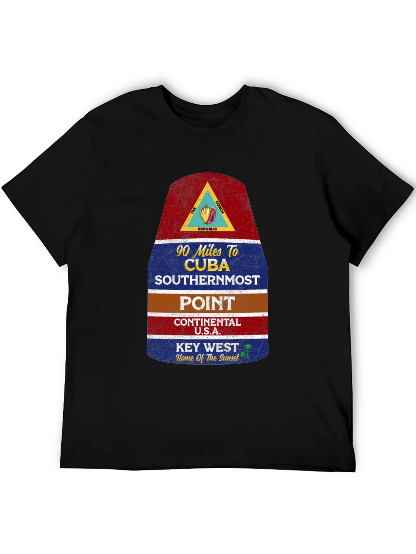 Key West Florida T-Shirt Southernmost Point Tee