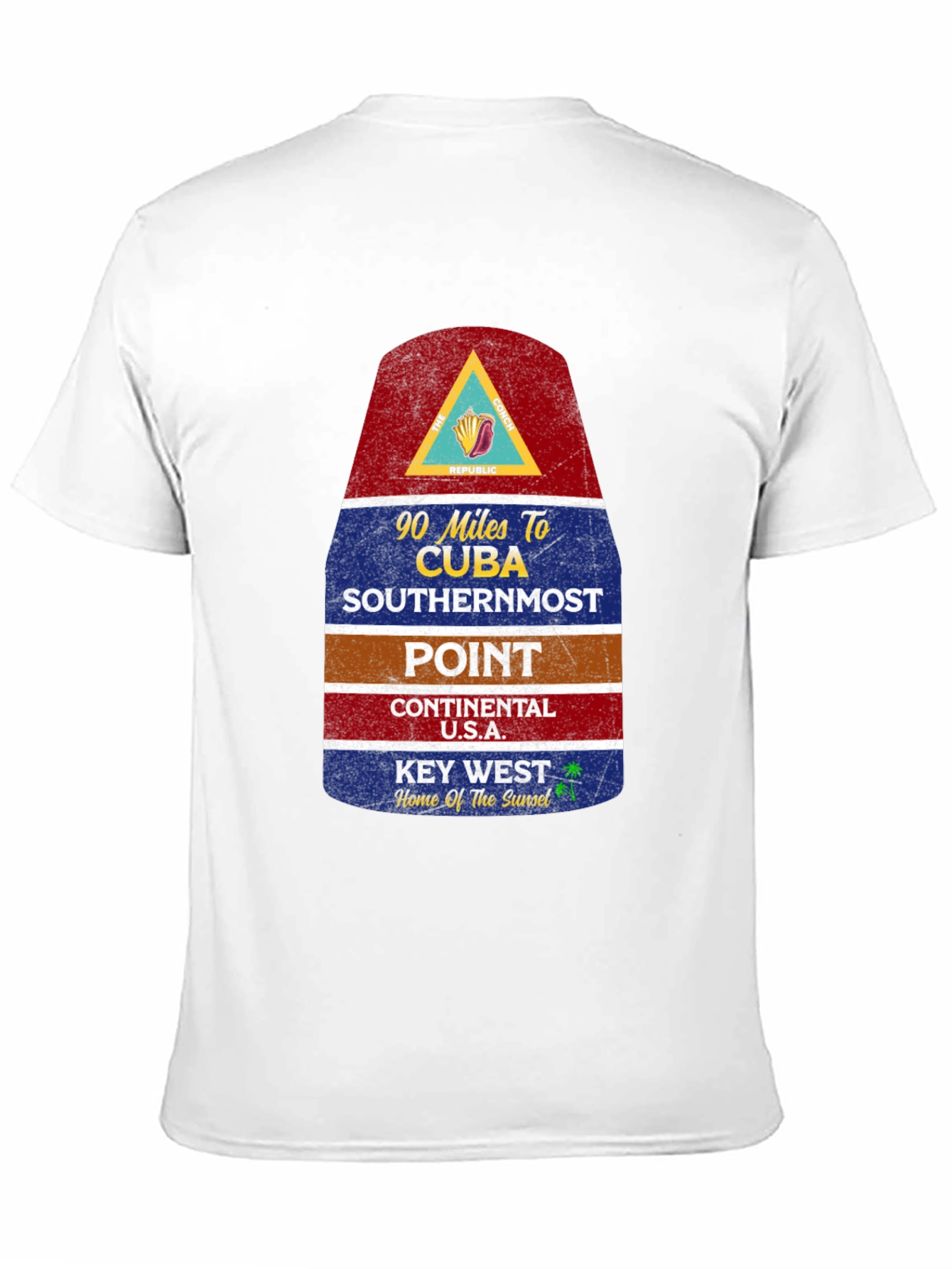 Key West Florida T-Shirt Southernmost Point Tee