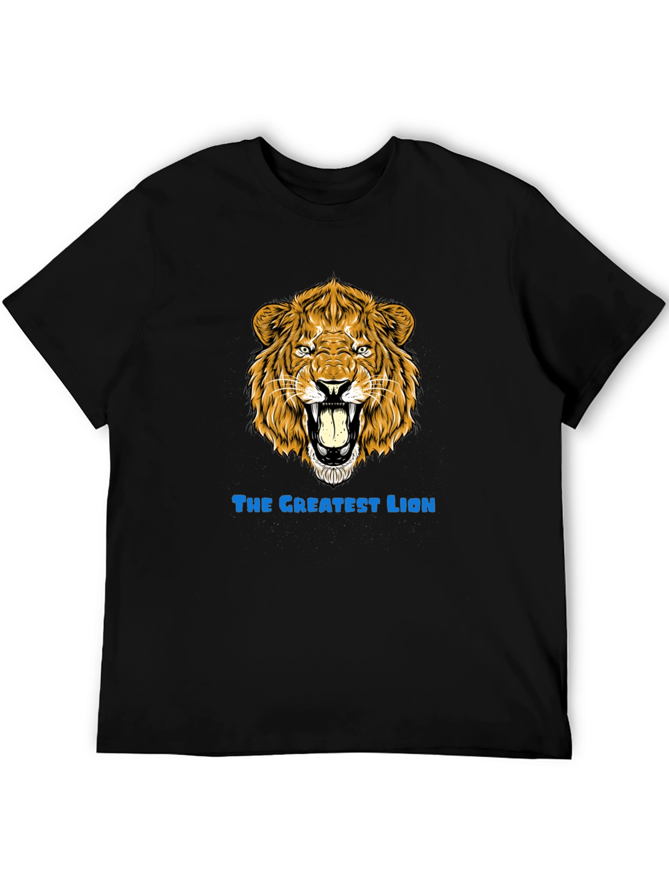 The Greatest Lion Graphic T-Shirt - Bold Design