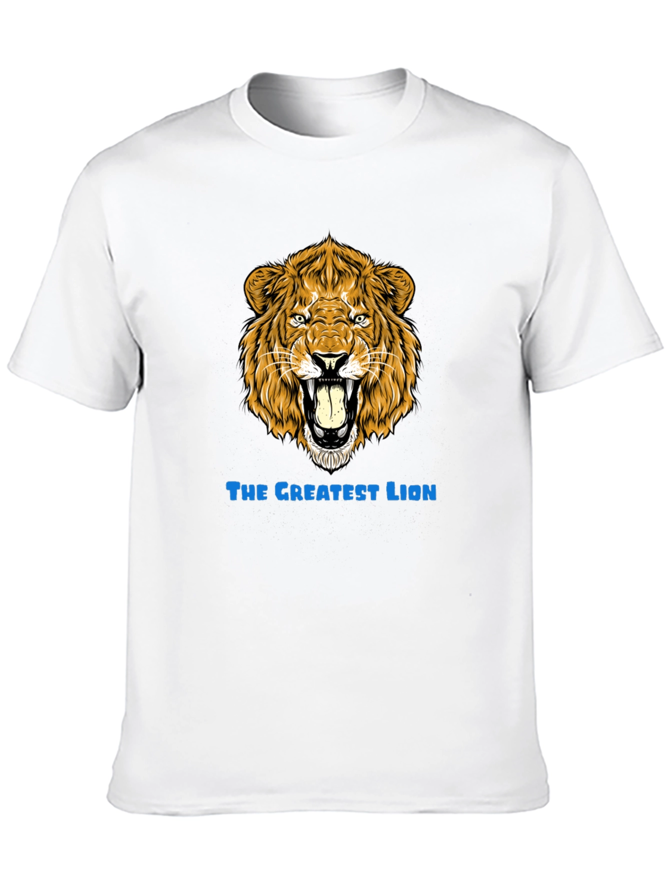 The Greatest Lion Graphic T-Shirt - Bold Design
