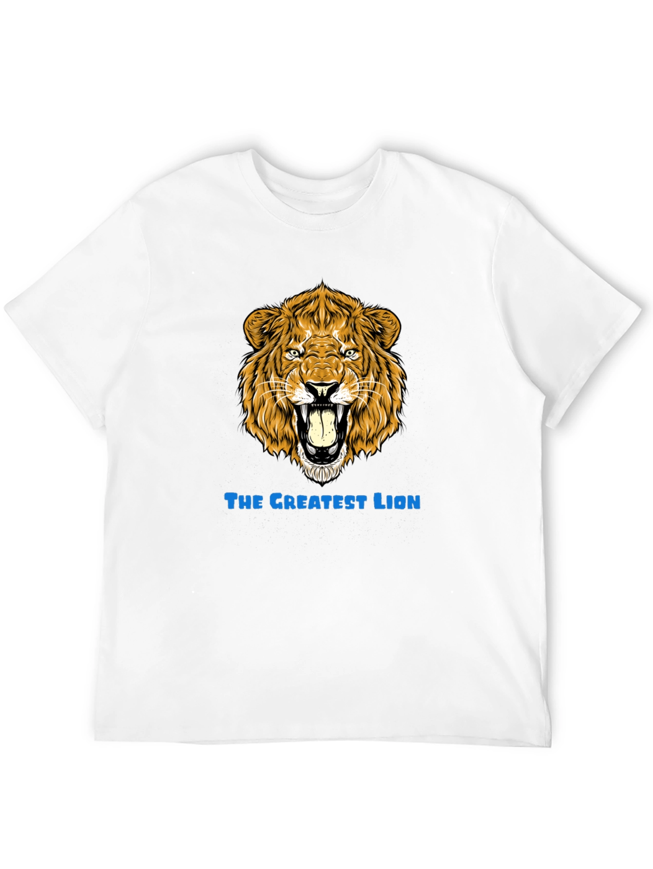 The Greatest Lion Graphic T-Shirt - Bold Design