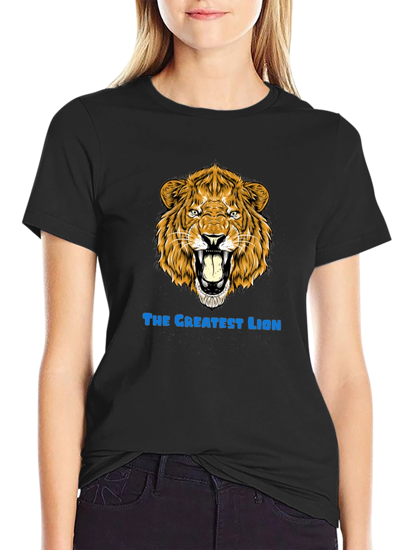 The Greatest Lion Graphic T-Shirt - Bold Design