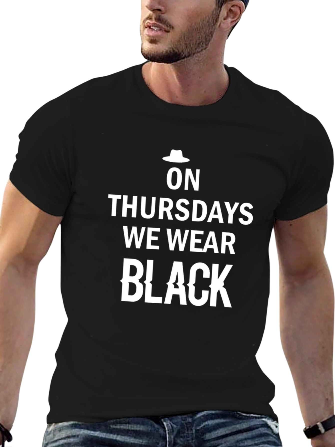 On Thursdays We Wear Black T-Shirt