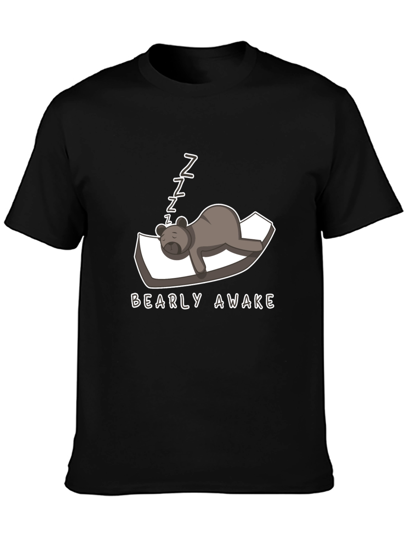 Bearly Awake T-Shirt - Funny Sleeping Bear Tee