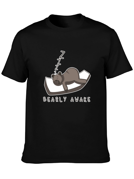 Bearly Awake T-Shirt - Funny Sleeping Bear Tee
