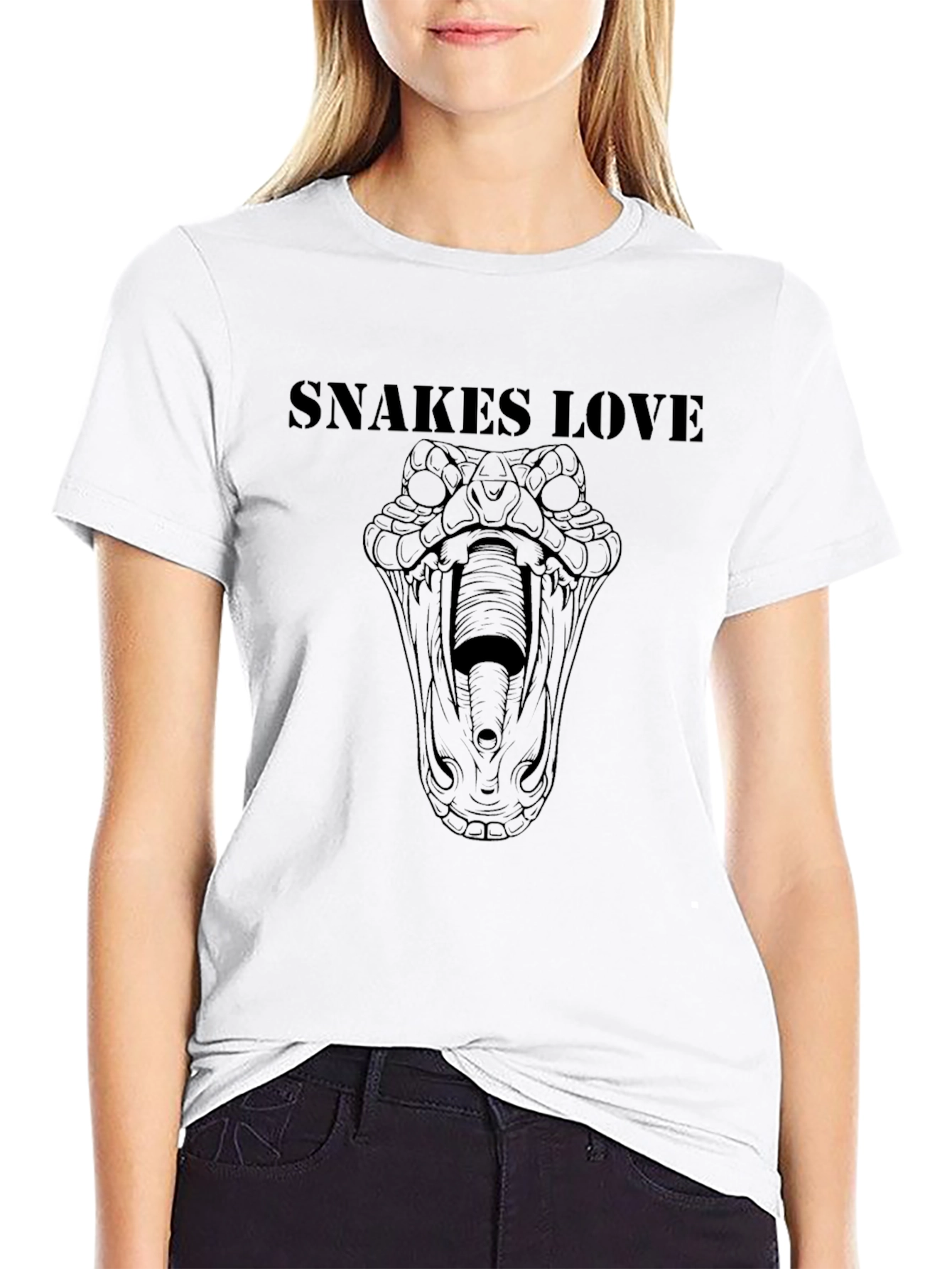 Snakes Love Graphic T-Shirt