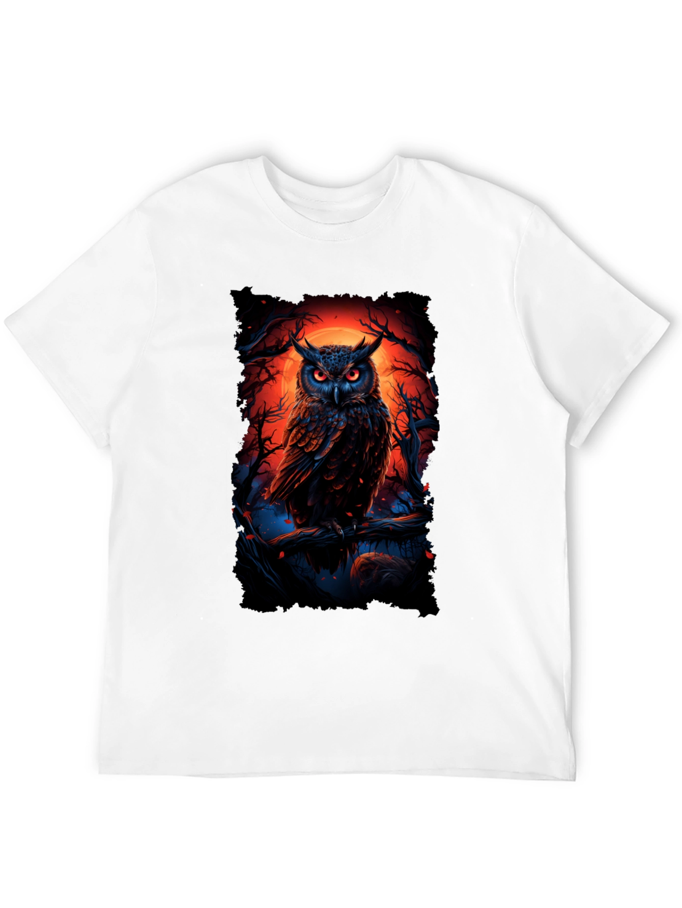 Owl Graphic Tee - Gothic T-Shirt