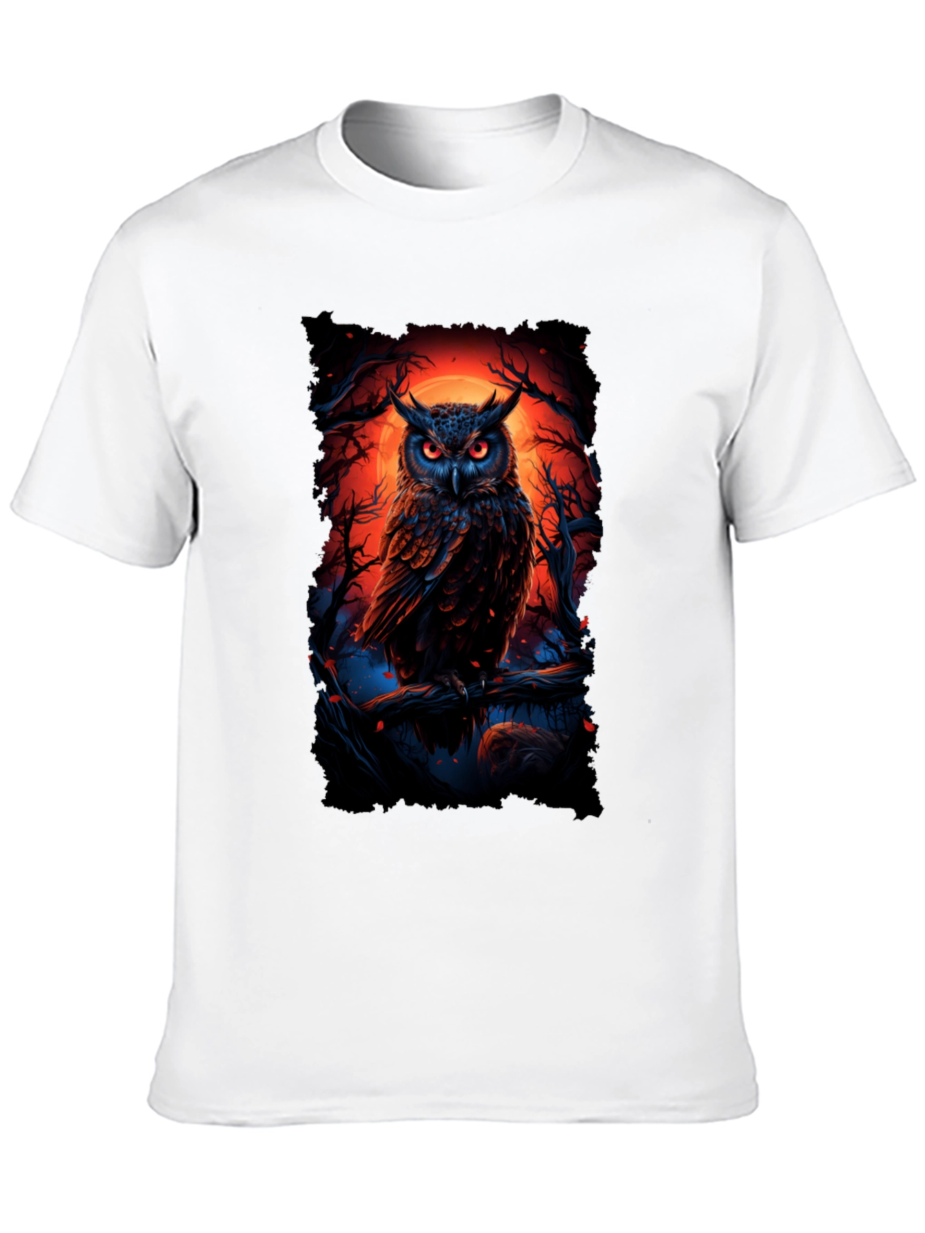 Owl Graphic Tee - Gothic T-Shirt