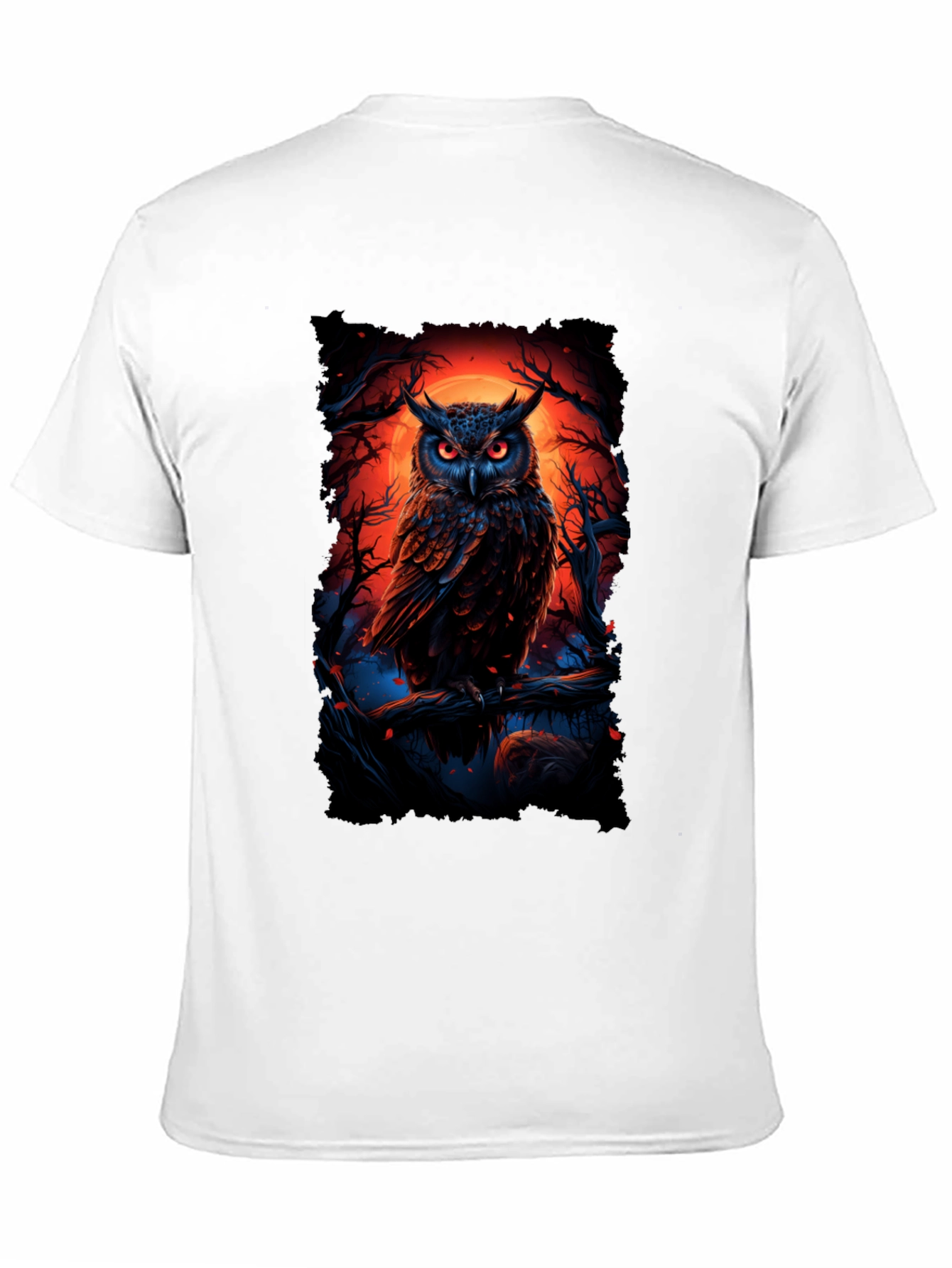 Owl Graphic Tee - Gothic T-Shirt