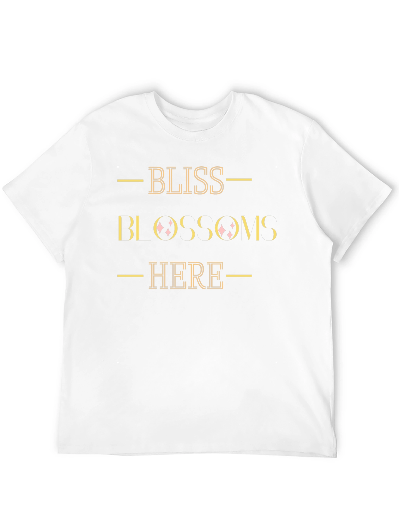 Bliss Blossoms Here Graphic Tee - Comfort Fit