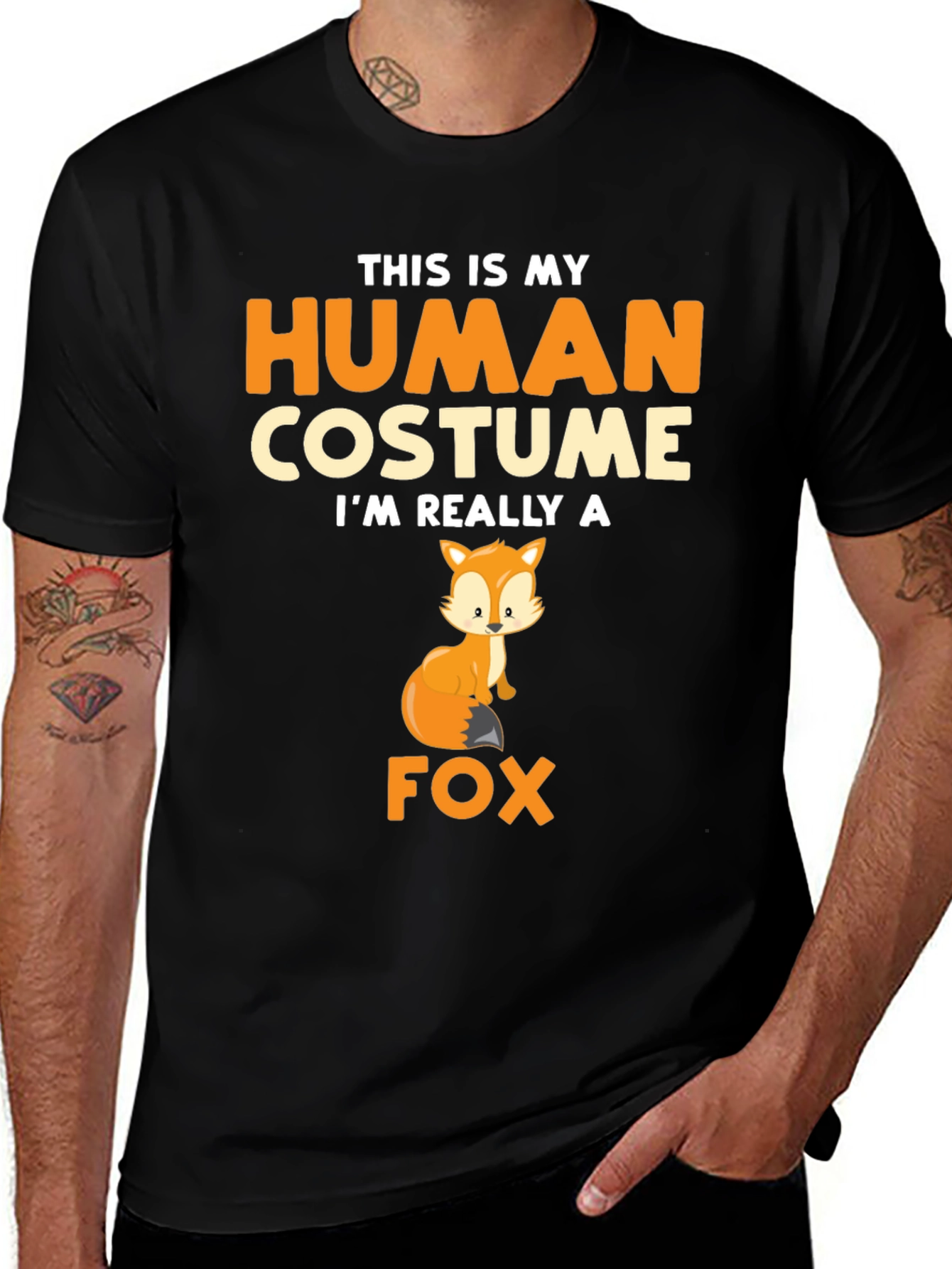 Human Costume Fox T-Shirt