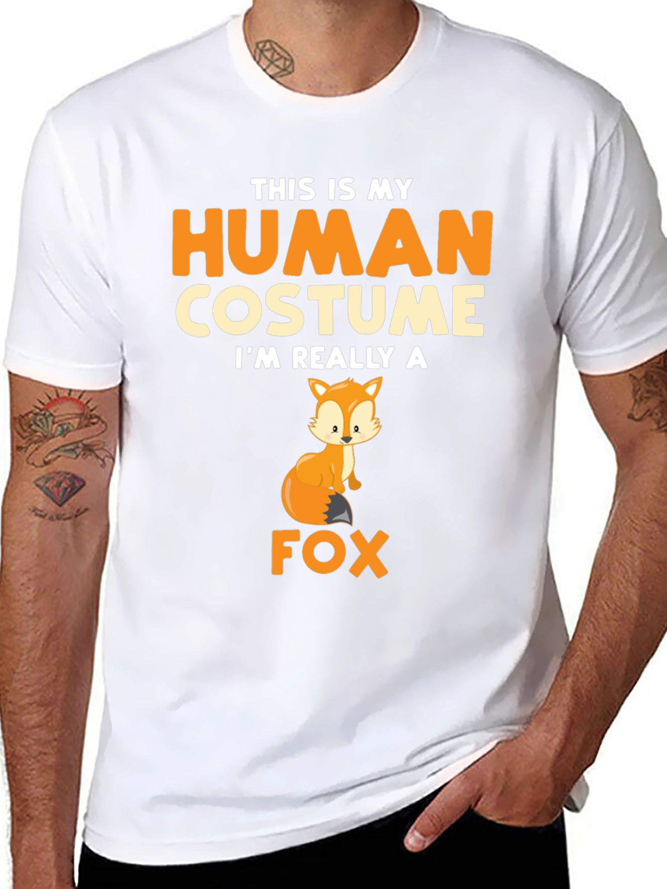 Human Costume Fox T-Shirt