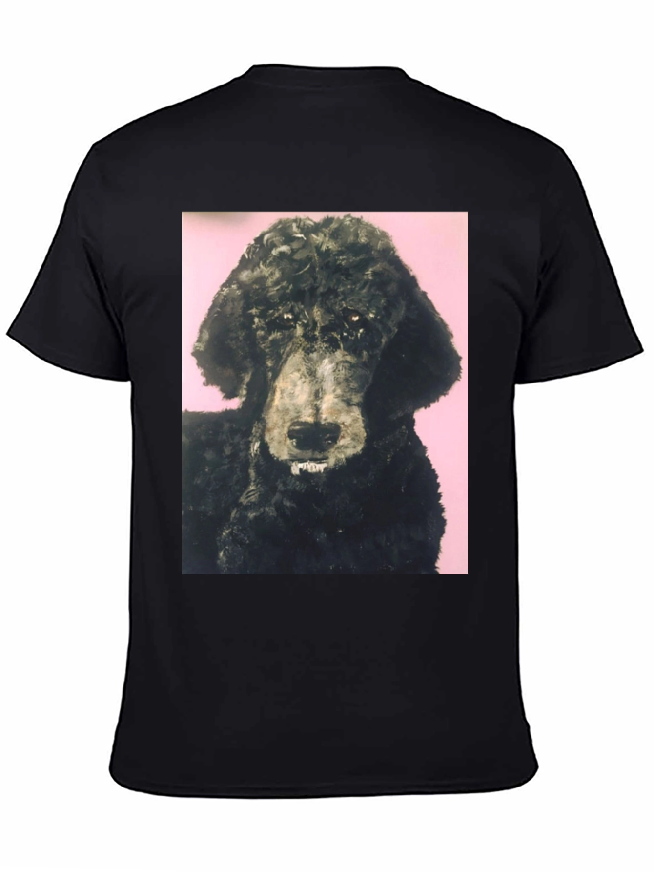 Black Poodle Graphic Tee - Unique Pet Lover Shirt