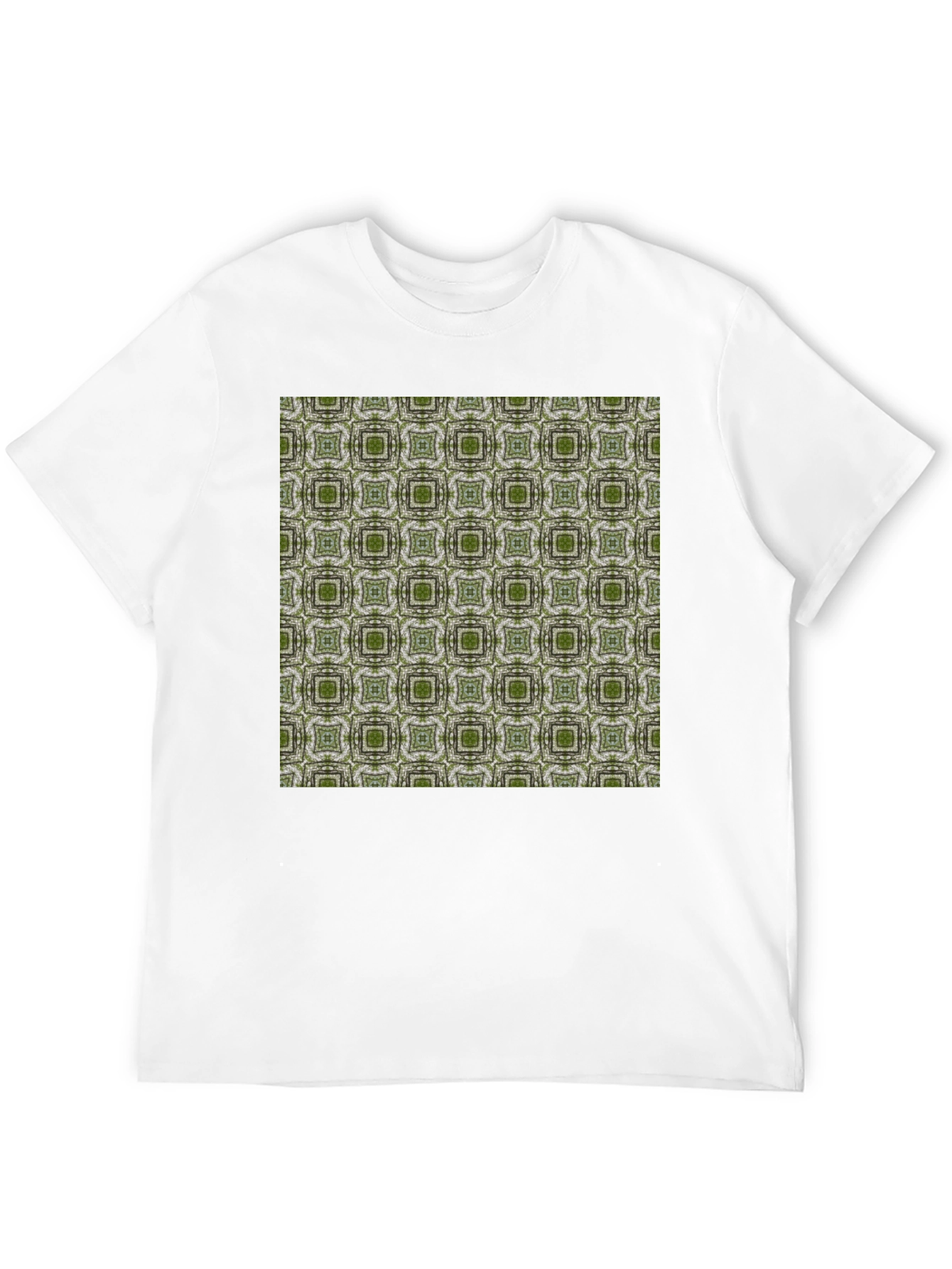 Patterned Black T-Shirt