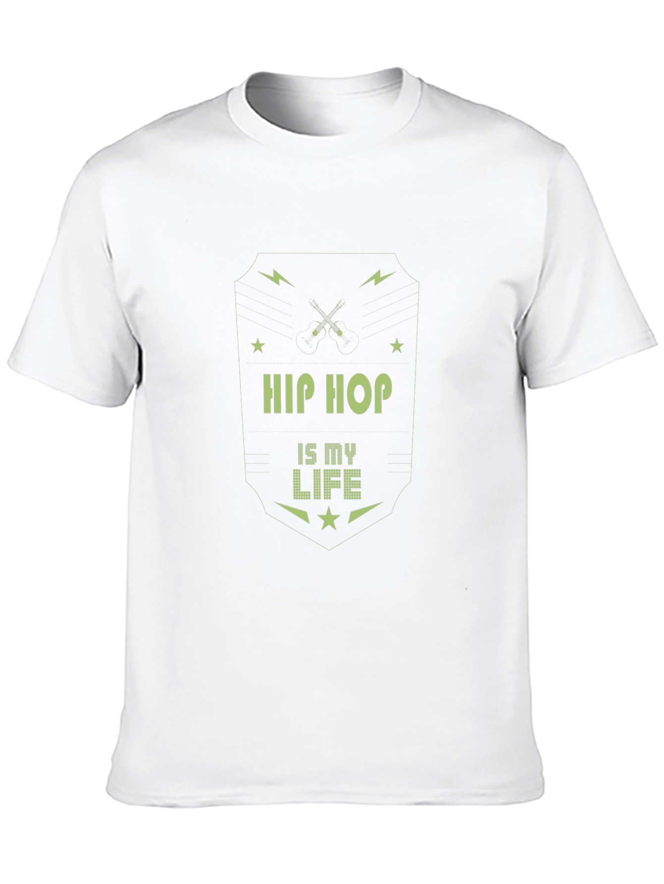 Hip Hop is My Life Black Graphic Tee