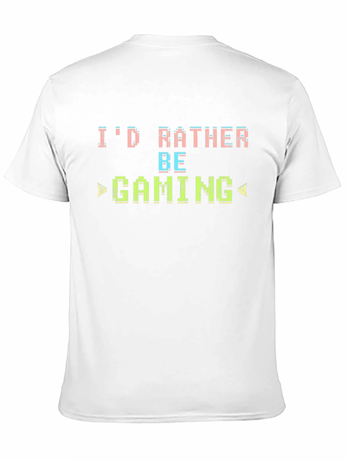 Id Rather Be Gaming Graphic Tee - Black