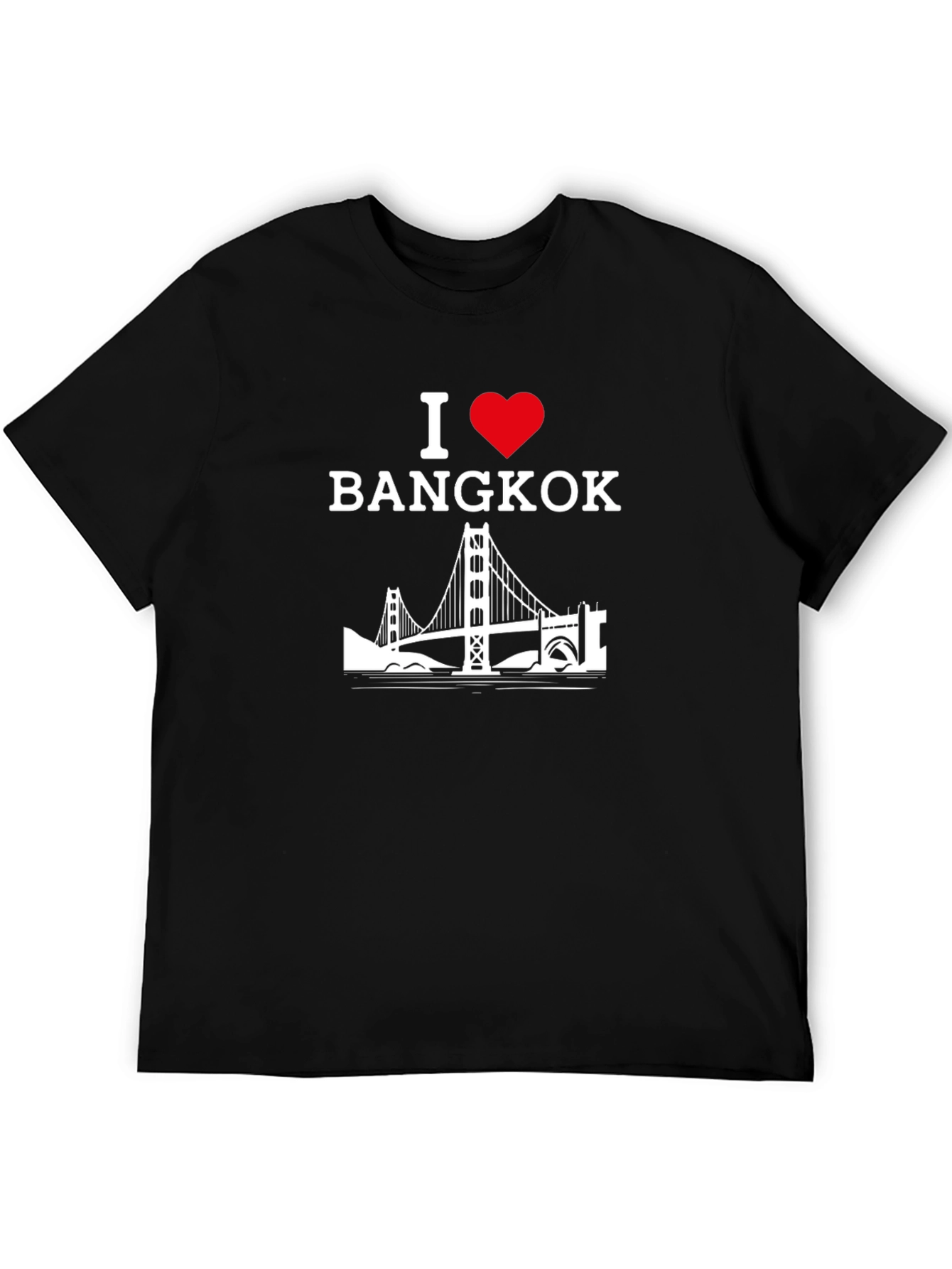 I Heart Bangkok Graphic T-Shirt - Black