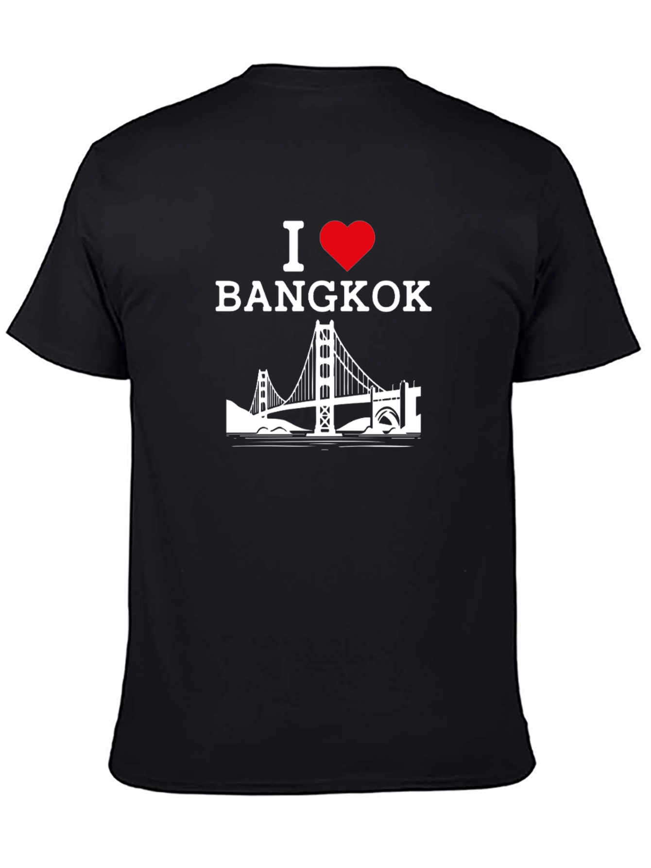 I Heart Bangkok Graphic T-Shirt - Black