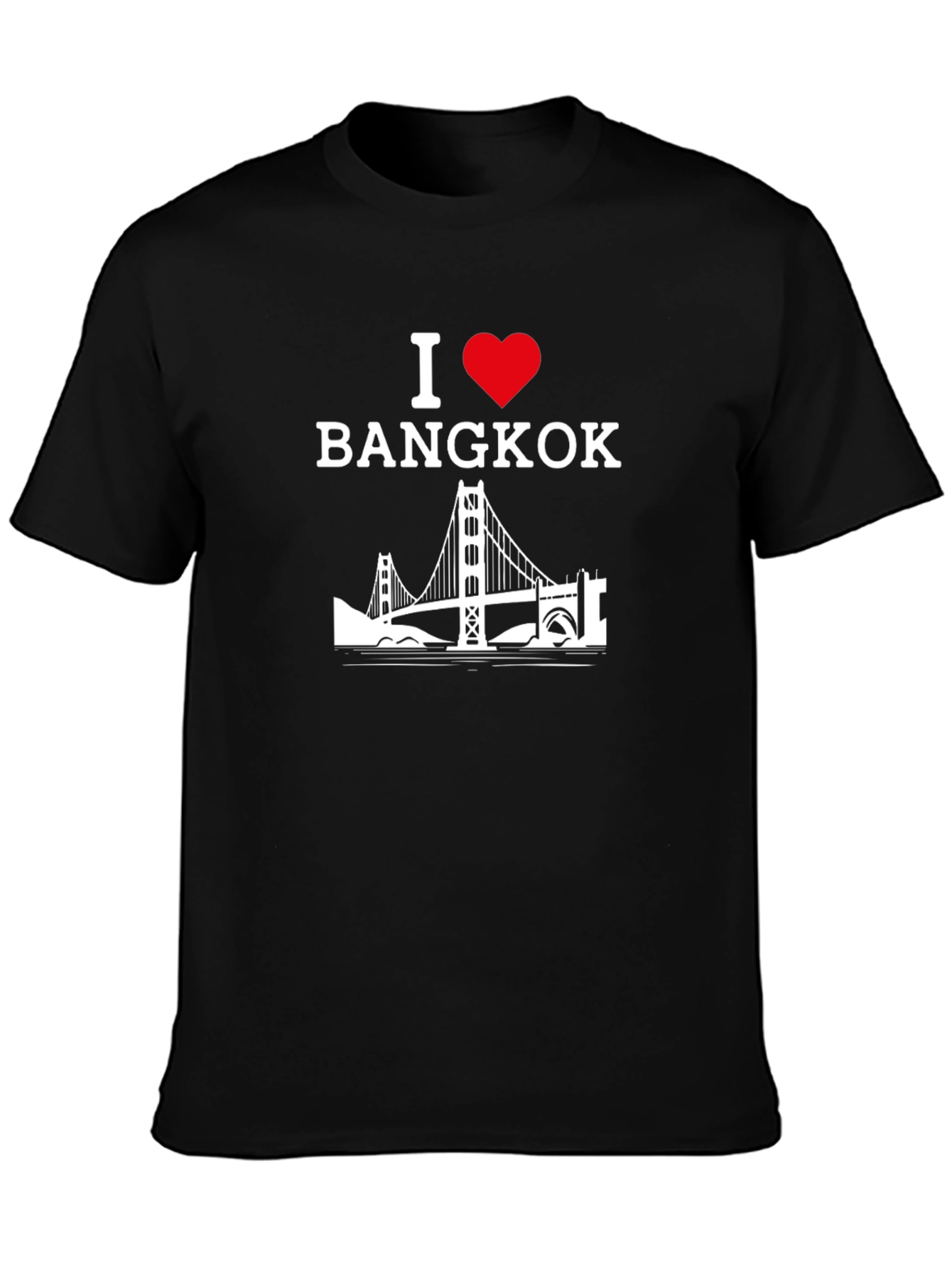 I Heart Bangkok Graphic T-Shirt - Black