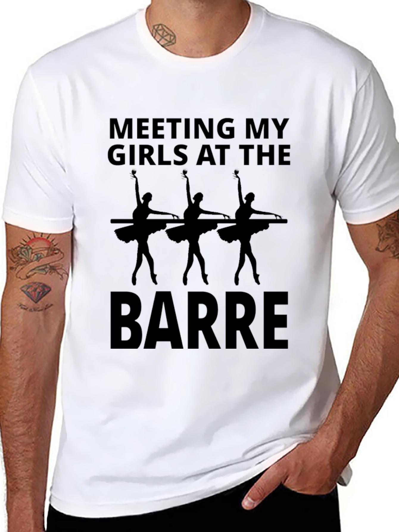 Ballet Barre T-Shirt - Meeting My Girls