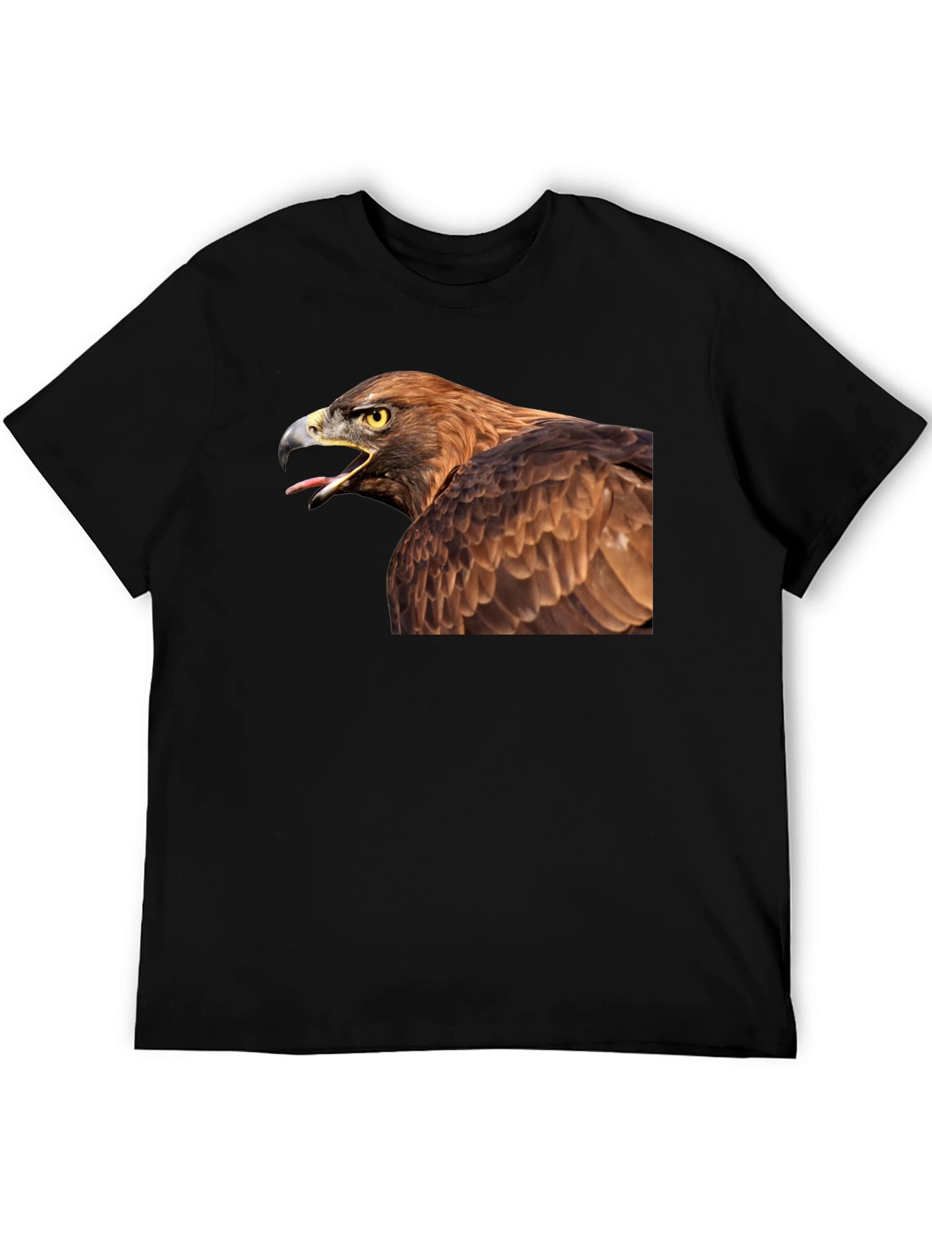 Eagle Graphic T-Shirt - Black Cotton Tee