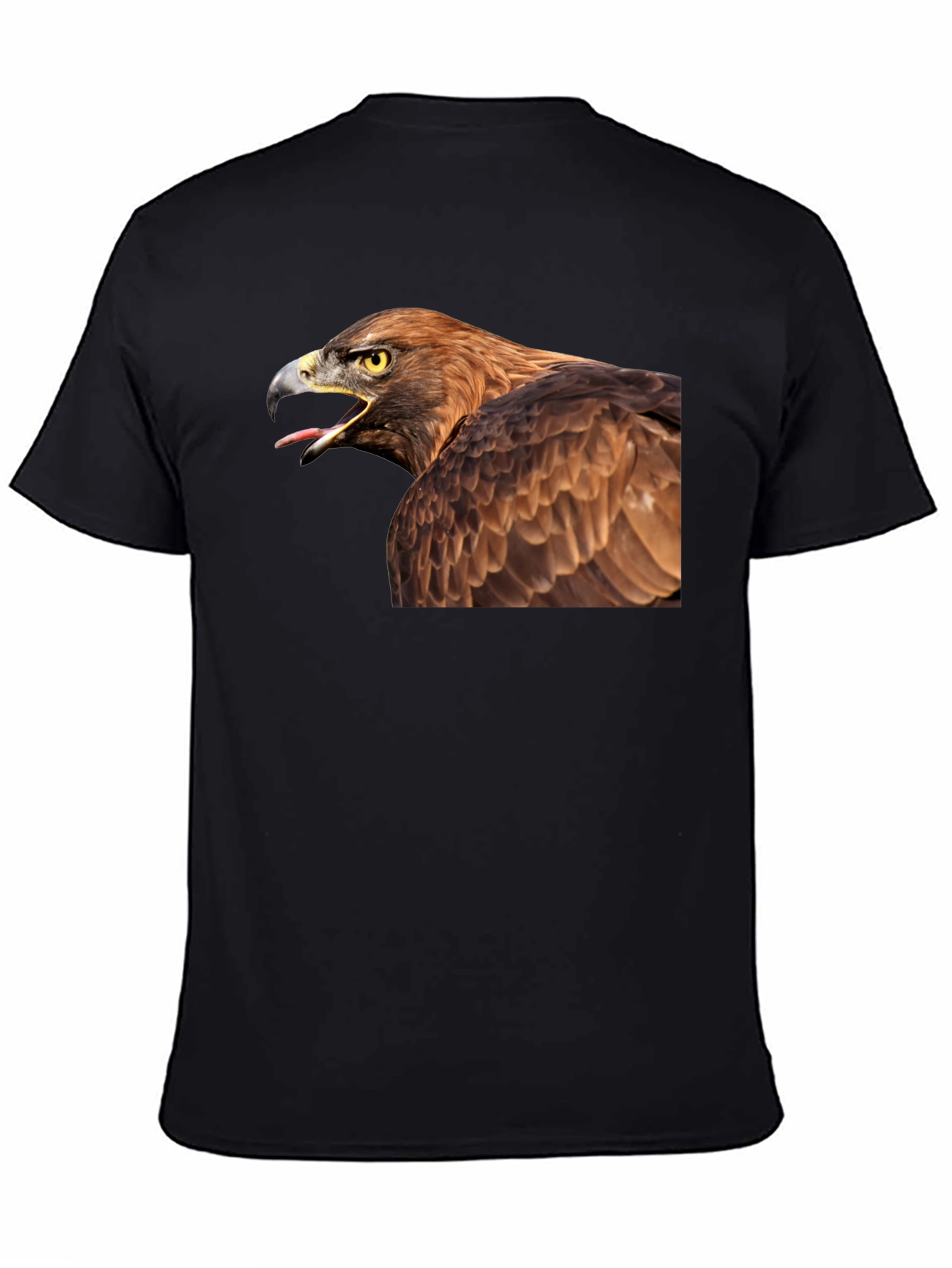 Eagle Graphic T-Shirt - Black Cotton Tee