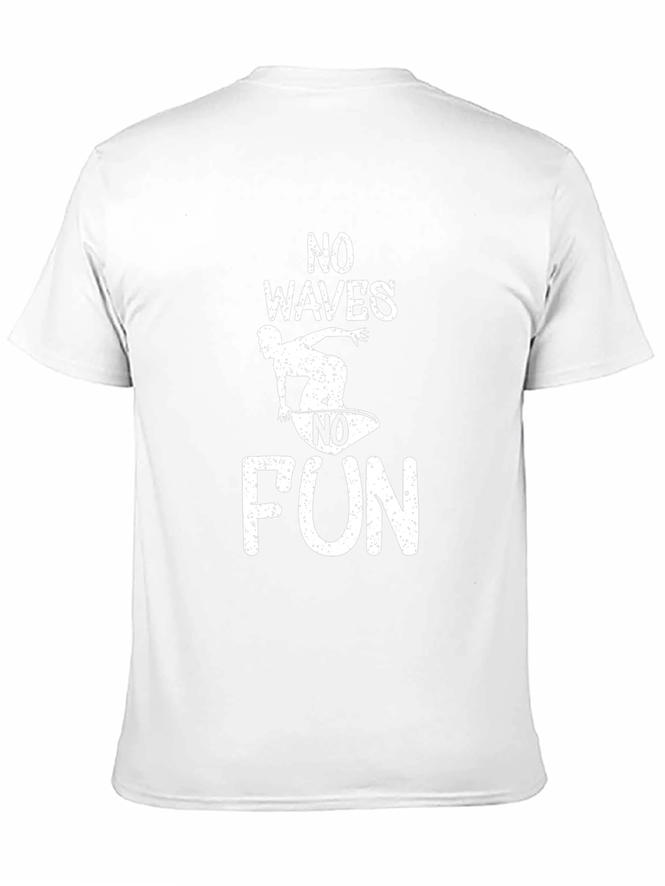 No Waves No Fun Graphic Tee - Surfing T-Shirt