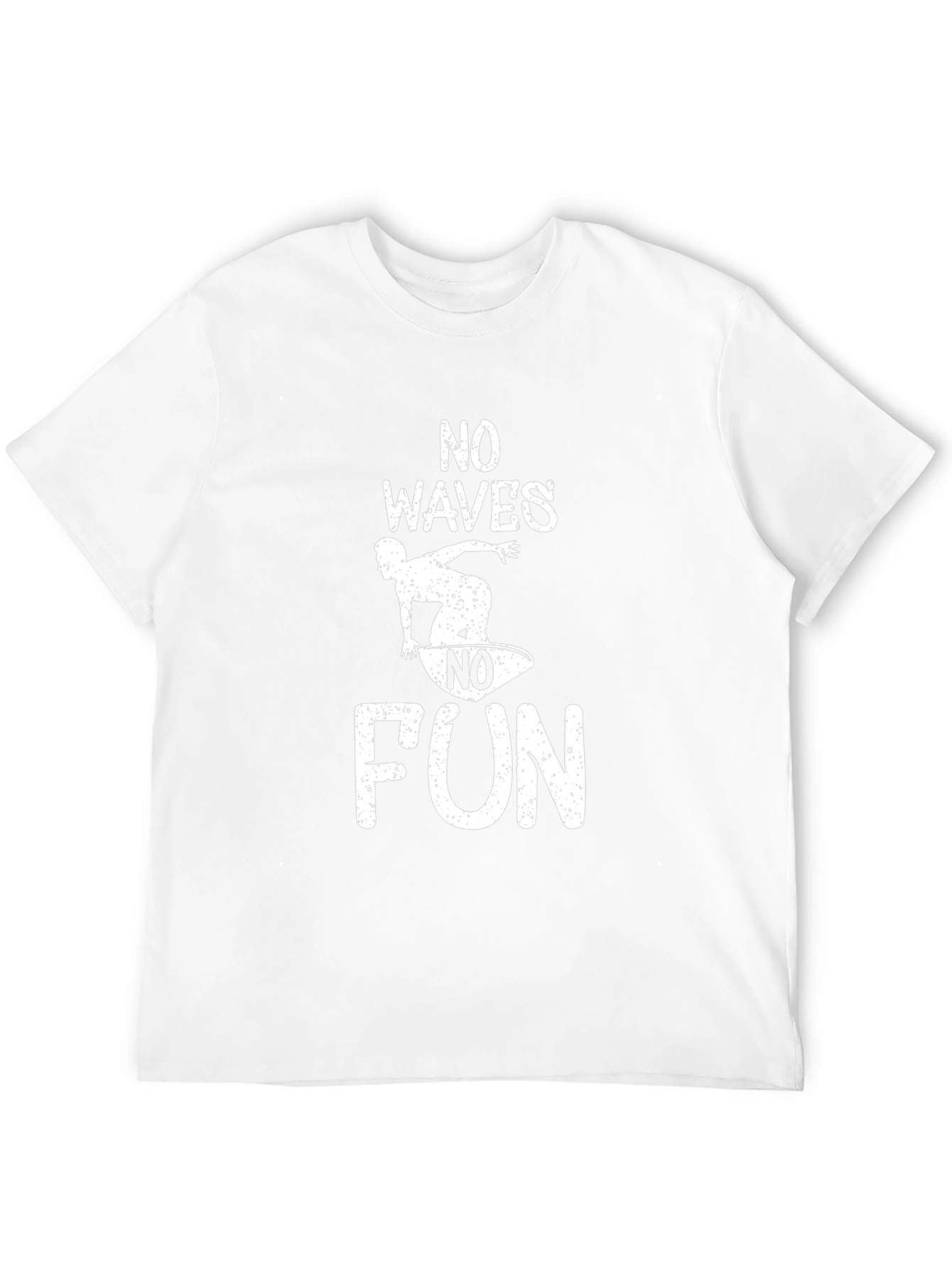 No Waves No Fun Graphic Tee - Surfing T-Shirt
