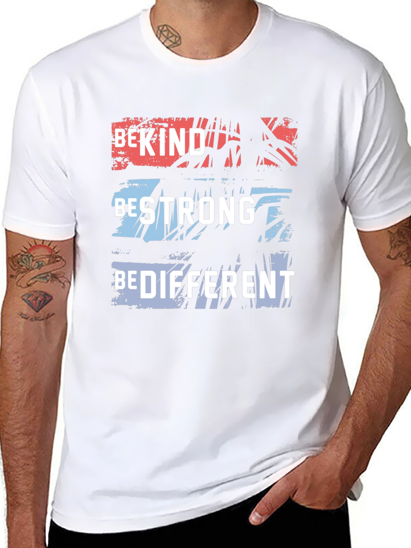 Be Kind Strong Different Graphic Tee