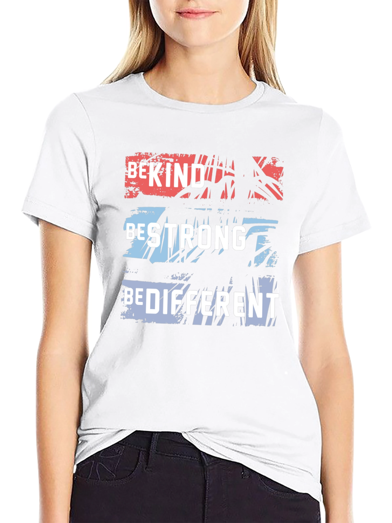 Be Kind Strong Different Graphic Tee