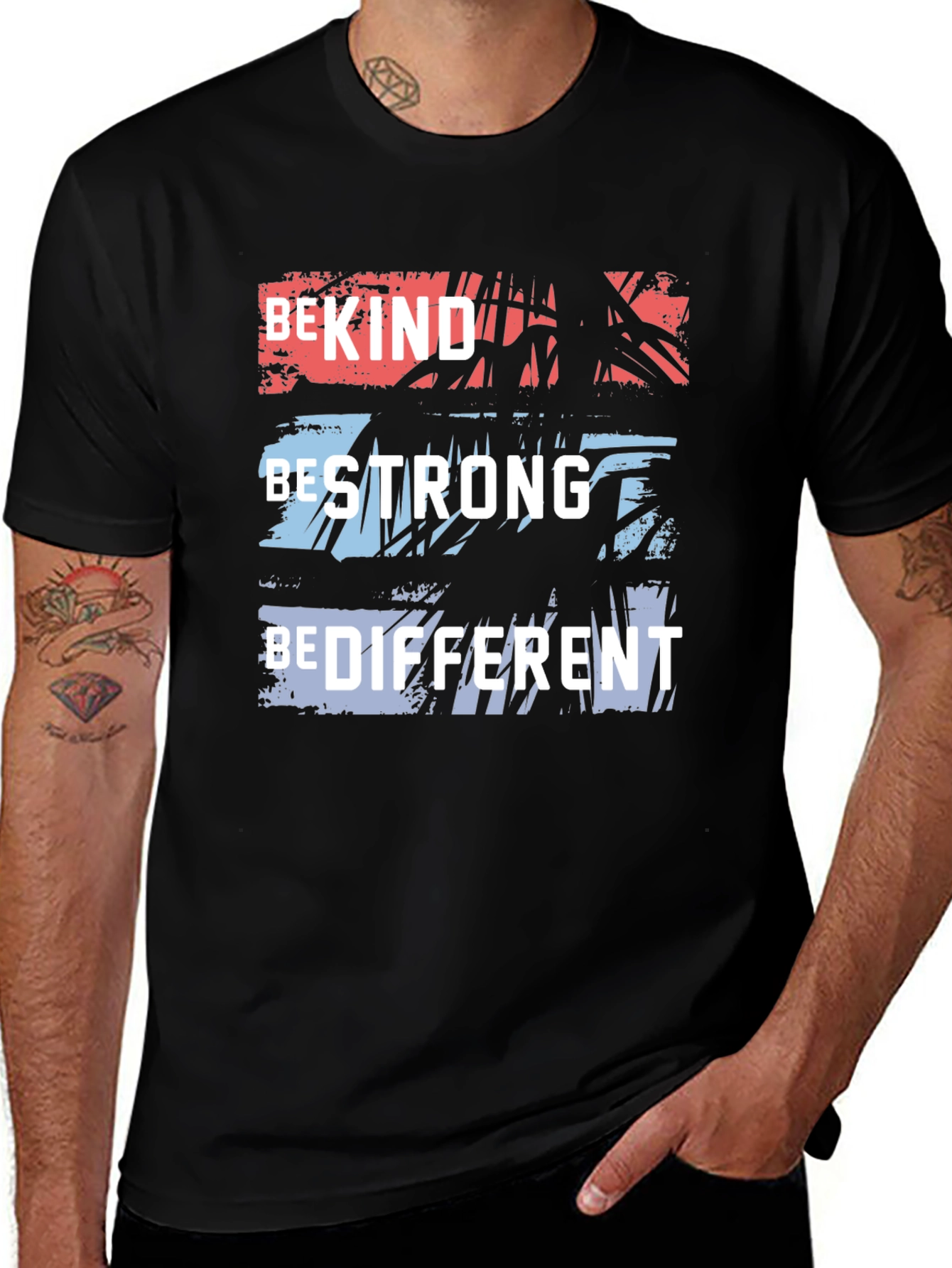 Be Kind Strong Different Graphic Tee